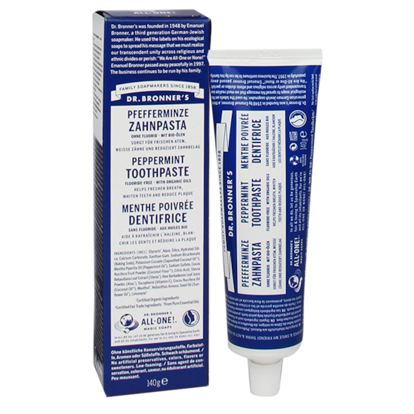 Dr Bronners Tandpasta zonder fluor