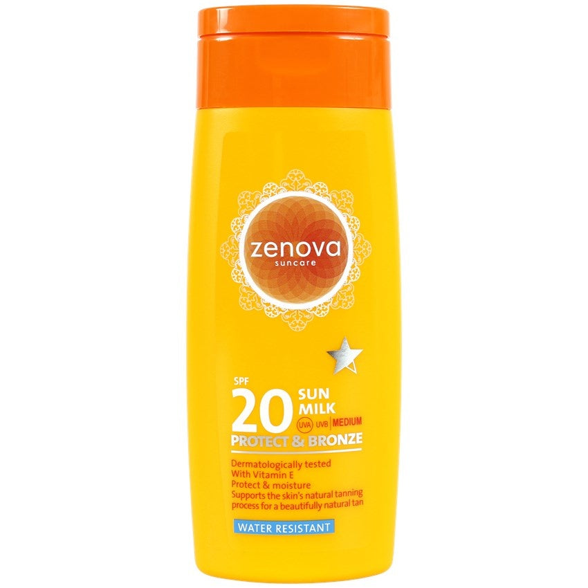 Zenova zonnemelk Protect & Bronze SPF 20 | 200 ml