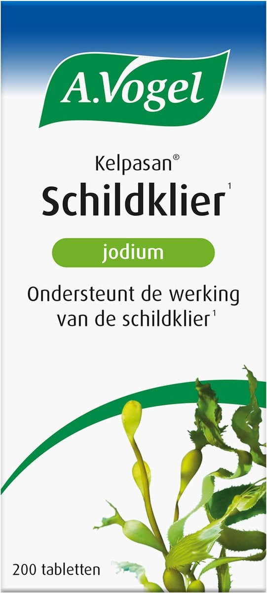 A.Vogel Kelpasan Schildklier tabletten - Jodium is goed voor de schildklier en ondersteunt de energiestofwisseling. - 200 st