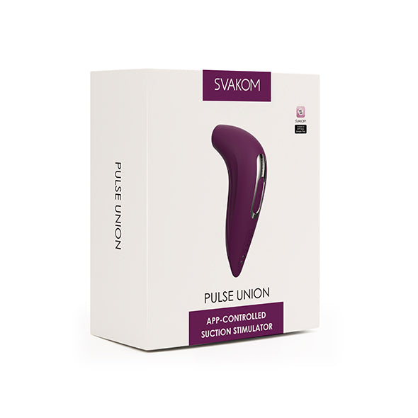 Svakom - Pulse Union App-Controlled Suction Stimulator Paars