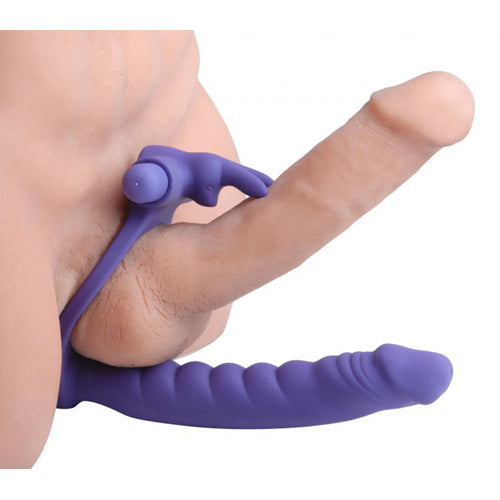 Double Delight Vibrerende Penisring Met Vibrator