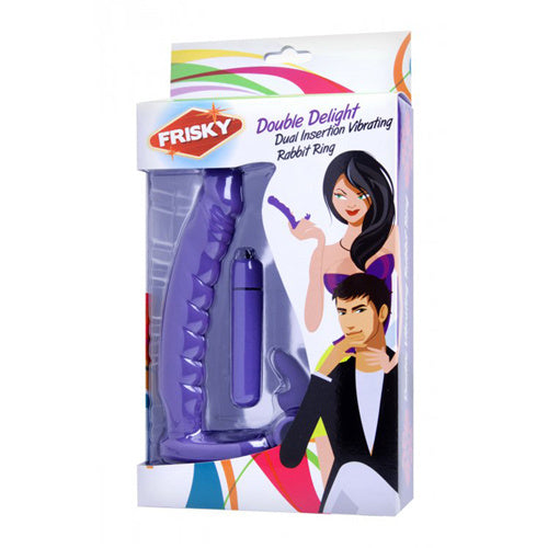 Double Delight Vibrerende Penisring Met Vibrator