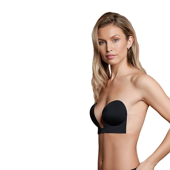 Bye Bra - Seamless U-Style Bra Cup A Black