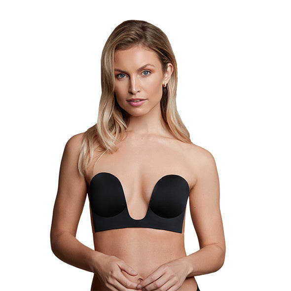 Bye Bra - Seamless U-Style Bra Cup A Black