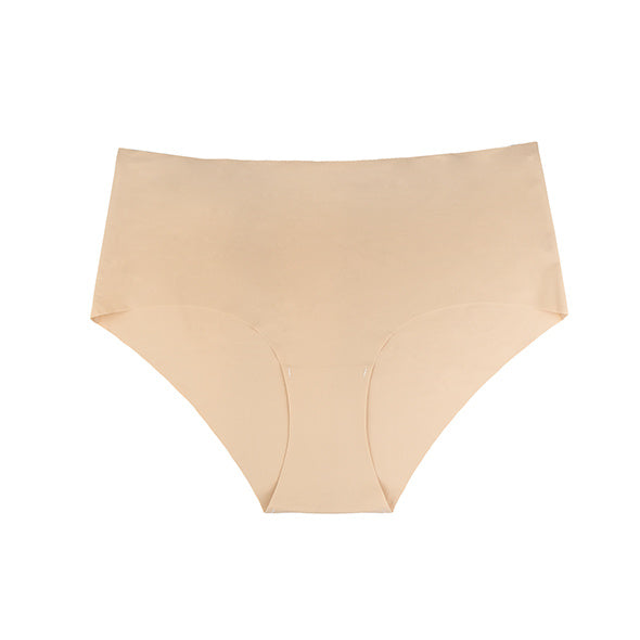 Bye Bra - Invisible High Brief Nude + Black L