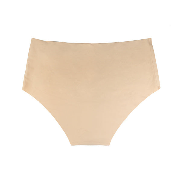 Bye Bra - Invisible High Brief Nude + Black L