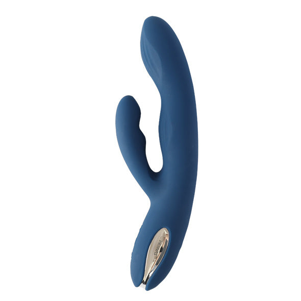 Svakom - Aylin Powerful Pulsating Dual-Headed Vibrator Donkerblauw